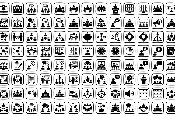 Business People Icon Set: A Graphic Designer’s Take on Modern Branding