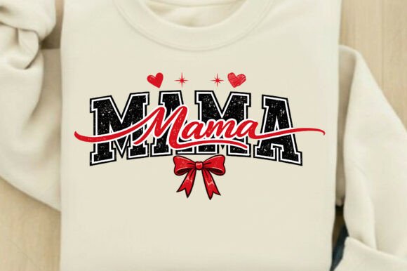 Coquette Mama Love Mother’s Day Graphics for T-Shirt Designs