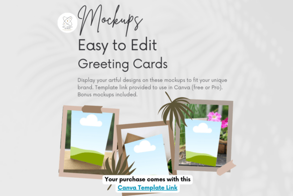 Greeting Cards Canva Frame Mockup