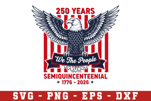 USA 250th Anniversary Patriotic SVG for Crafts and Graphics